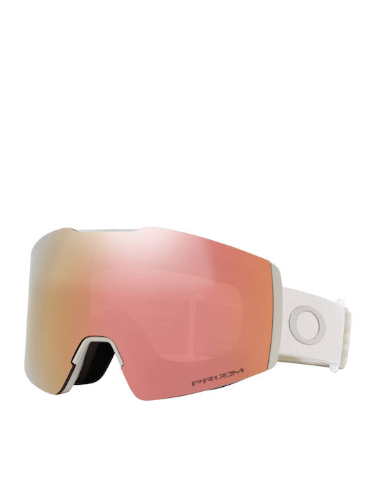 Oakley Fall Line M Μάσκα Σκι & Snowboard Ενηλίκων Γκρι με Φακό σε Γκρι Χρώμα