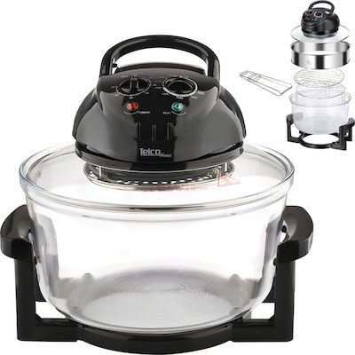 Telco Halogen Oven Cooker 17lt Black