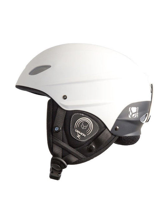 demon phantom ski snowboard helmet with audio with FREE Helmet Bag ( 5 colour ways )  Guru plug the aux cord into your device and go Demon Phantom Helmet with Brainteaser