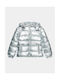 Guess Kinderjacke mit Kapuze Silver