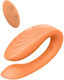 Dream Toys Vibrator für Paare mit Fernbedienung 6.5cm Orange