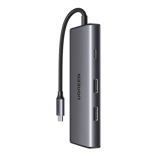 Ugreen Cm498 USB-C / USB-A Docking Station with 4K PD Black