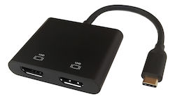 Deltaco USB-C / USB-A Docking Station 4K PD Ethernet (USBC-2HDMI) Deltaco USB-C / USB-A Docking Station 4K PD Ethernet (USBC-2HDMI)