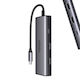 Ugreen Cm498 USB-C / USB-A Docking Station with 4K PD Silver