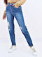 Women's Jeans Pants with Rips G-Pantelia-117-E11(5117)-17
