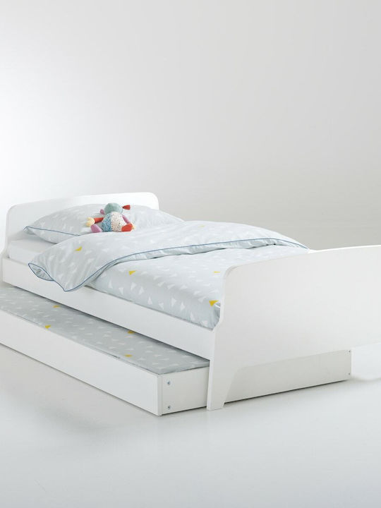 Adil Pat pentru Copii Clasic Single cu Pat Glis...