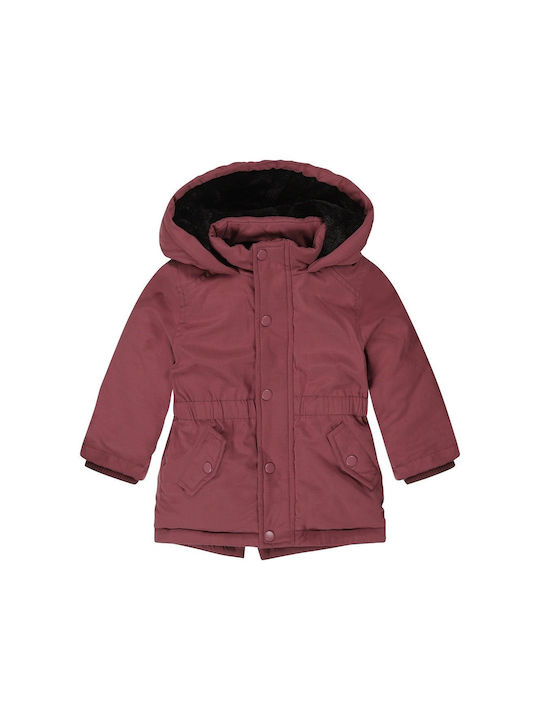 Dirkje Kids Casual Jacket with Hood Purple