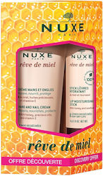 Nuxe Moisturizing Nuxe Promo Reve De Miel Suitable for All Skin Types with Lip Balm / Hand Cream