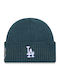 La Dodgers Beanie Unisex Σκούφος με Rib Πλέξη σε Πράσινο χρώμα