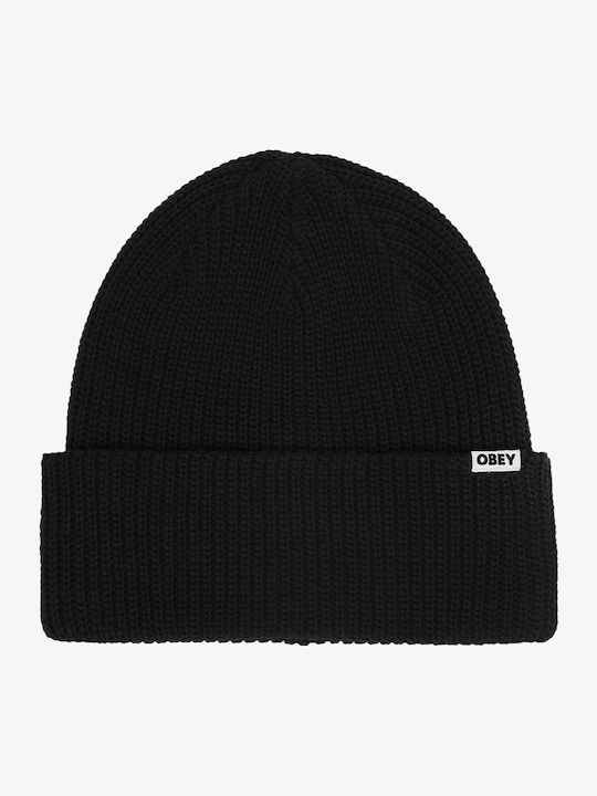 Bold Organic Beanie Unisex Căciulă Tricotat în culoarea Negru