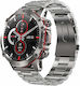 Microwear AK56 Smartwatch mit Pulsmesser (Silve...
