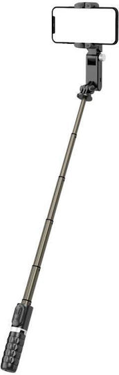 Devia Life Creation Q18 Selfie Stick Cell Phone Tripod Bluetooth Black
