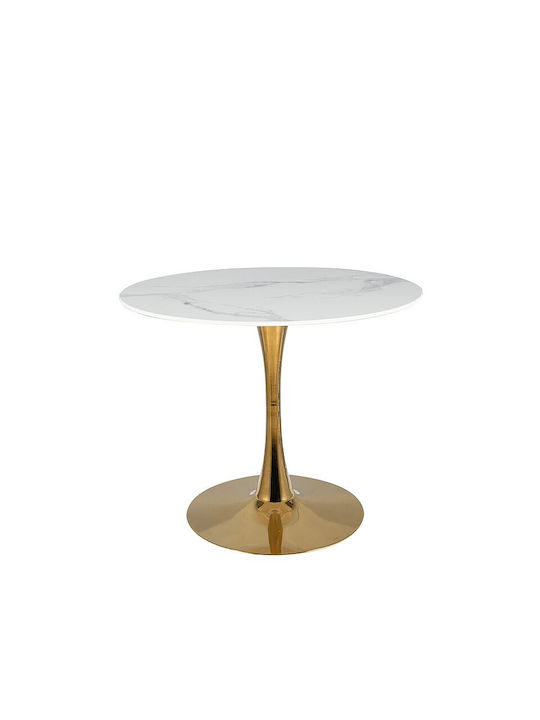 Espero Round Table BIAŁY 90x90xcm