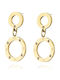 ecarla Earrings made of Steel Gold Plated