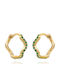 ecarla Earrings Gold Plated with Stones
