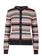 Women's Cardigan brown-gray-white