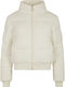 Fila Women's Short Puffer Jacket for Winter White