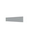 Alphab2b Rectangular Rubble Made of Chipboard in Gray Colour 120x10cm GR-101-00206
