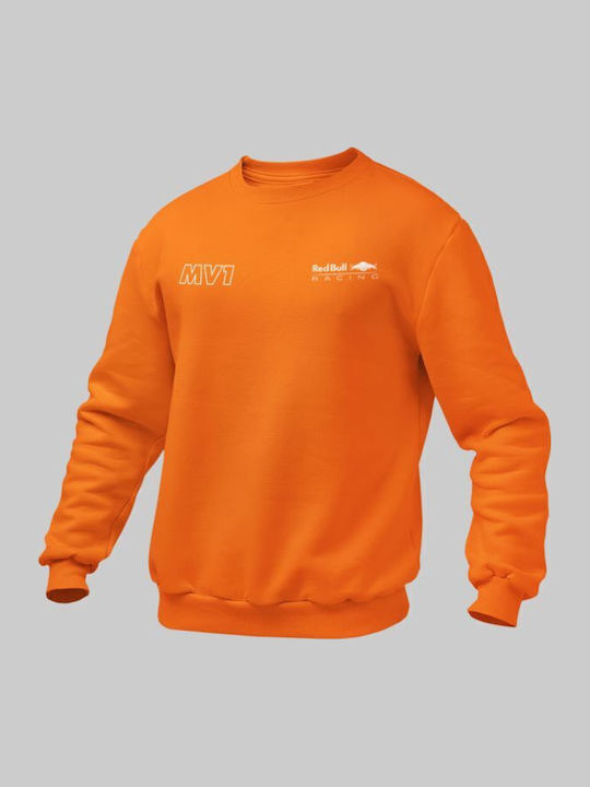 Fleece Kinder-Sweatshirt Orange