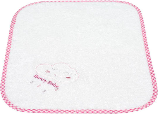 Bunny Bebe Shoulder Burp Cloth Red Red 23x33cm.