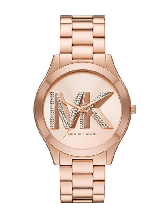 Michael Kors Runway Women's Watch with Pink Gol...
