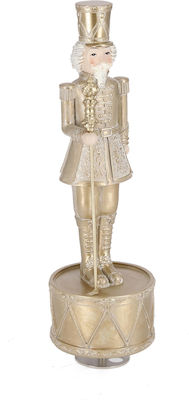 Bizzotto Polyresin Christmas Nutcracker with Music