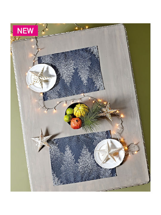 Kentia Snow Set Christmas Placemats L45xW33cm 4pcs