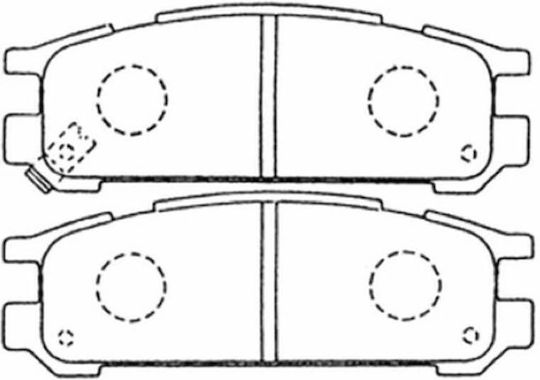 Allied Nippon Σετ Τακάκια για Subaru Impreza