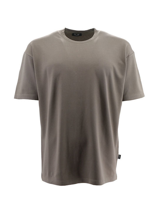 Rose & Cigar Men's Short Sleeve Blouse Grey