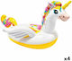 Intex Παιδικό Φουσκωτό Ride On Θαλάσσης Unicorn με Χειρολαβές Λευκό 201εκ. 4τμχ