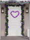 vidaXL Christmas Garland Purple 1pc