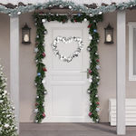 vidaXL Christmas Garland White 1pc