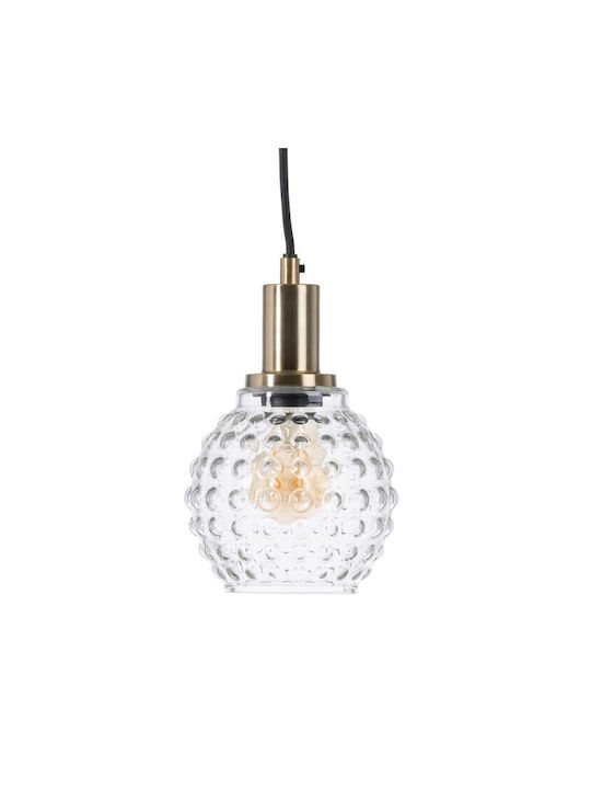 BigBuy Pendant Light Single-Light with Crystals Transparent