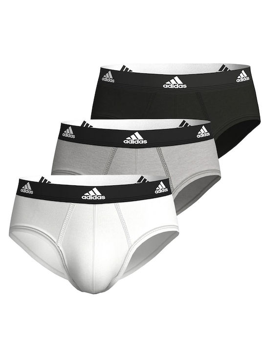 Active Flex 4A1M01 Men's Slips White/Black/Grey 3Pack
