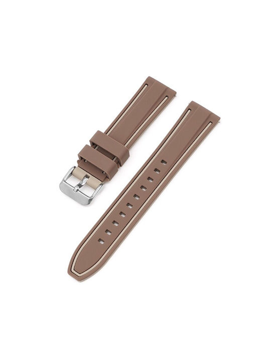 Rubber Strap Brown 20мм