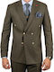 Men's Suit Jacket Slim Fit Khaki