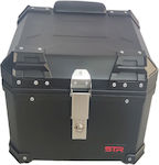 STR Motorcycle Top Case 45lt Black