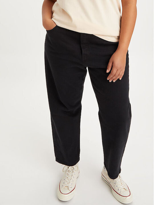 Levi's 501 Women's Jean Trousers in Regular Fit Black