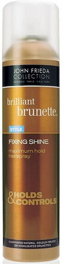 John Frieda Brilliant Brunette Лак За Леко Фиксиране 250ml