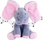 Plüschelefant Βελούδινο mit Sound 28 cm.