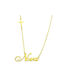 Goldsmith Necklace from Gold 9 K with Name Option