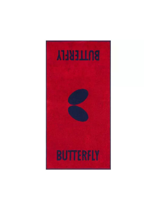 Butterfly Πετσέτα Γυμναστηρίου Κόκκινη