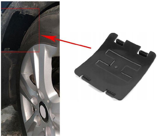 4 Protections for Car Bumpers 1pcs Black