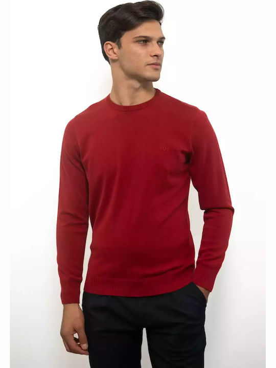 Side Effect Langarm-Pullover Rot