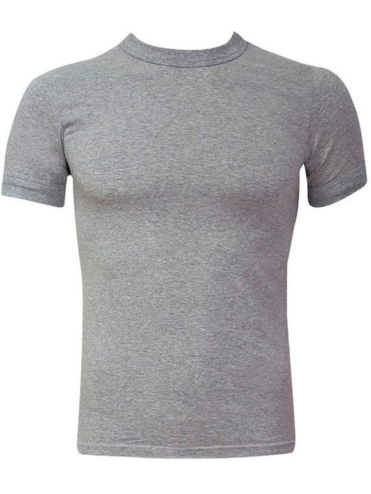 Minerva Men's Undershirt Short-sleeved Grey