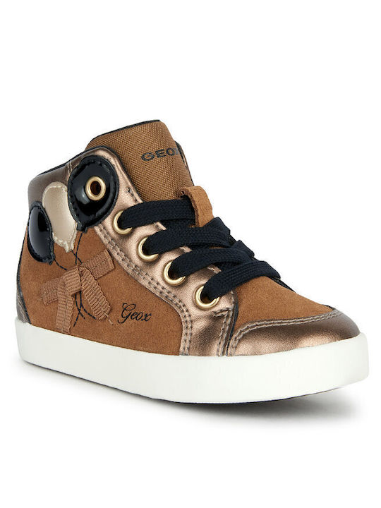 Geox Kids Sneakers High Brown