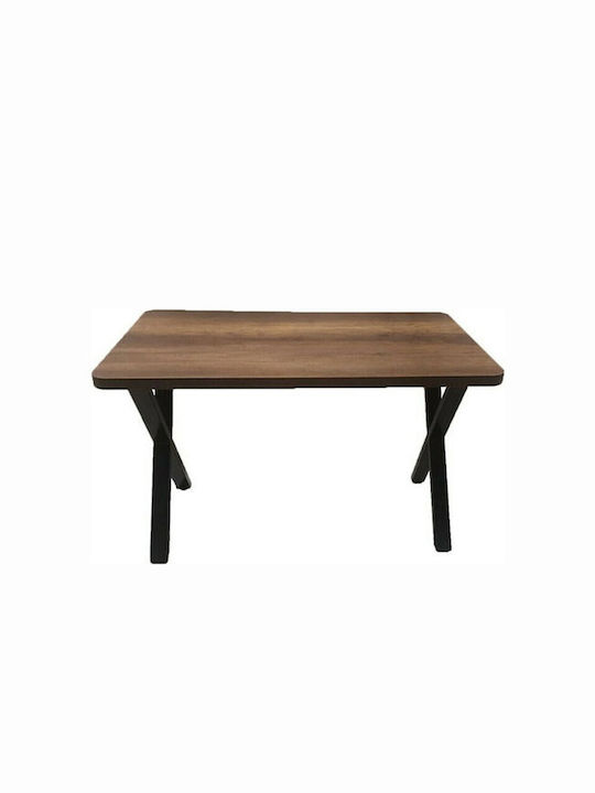 Toledo Table Wooden Walnut 120x70x75cm