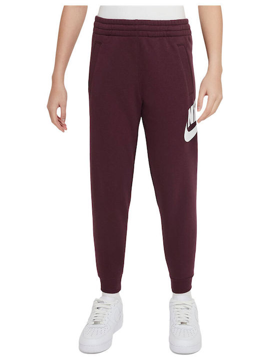 Nike Copilăresc Pantalon de Trening Burgundy 1buc