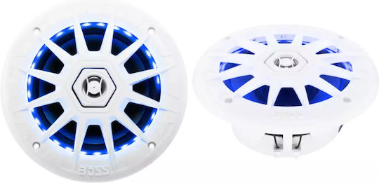 Boss Сет Морски Говорители с 200W RMS Бял
