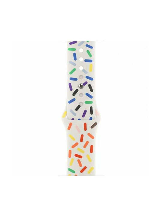 Apple Pride Edition Sport Band - M/L Λουράκι Πολύχρωμο (Apple Watch 44/45/46mm/Ultra 49mm)